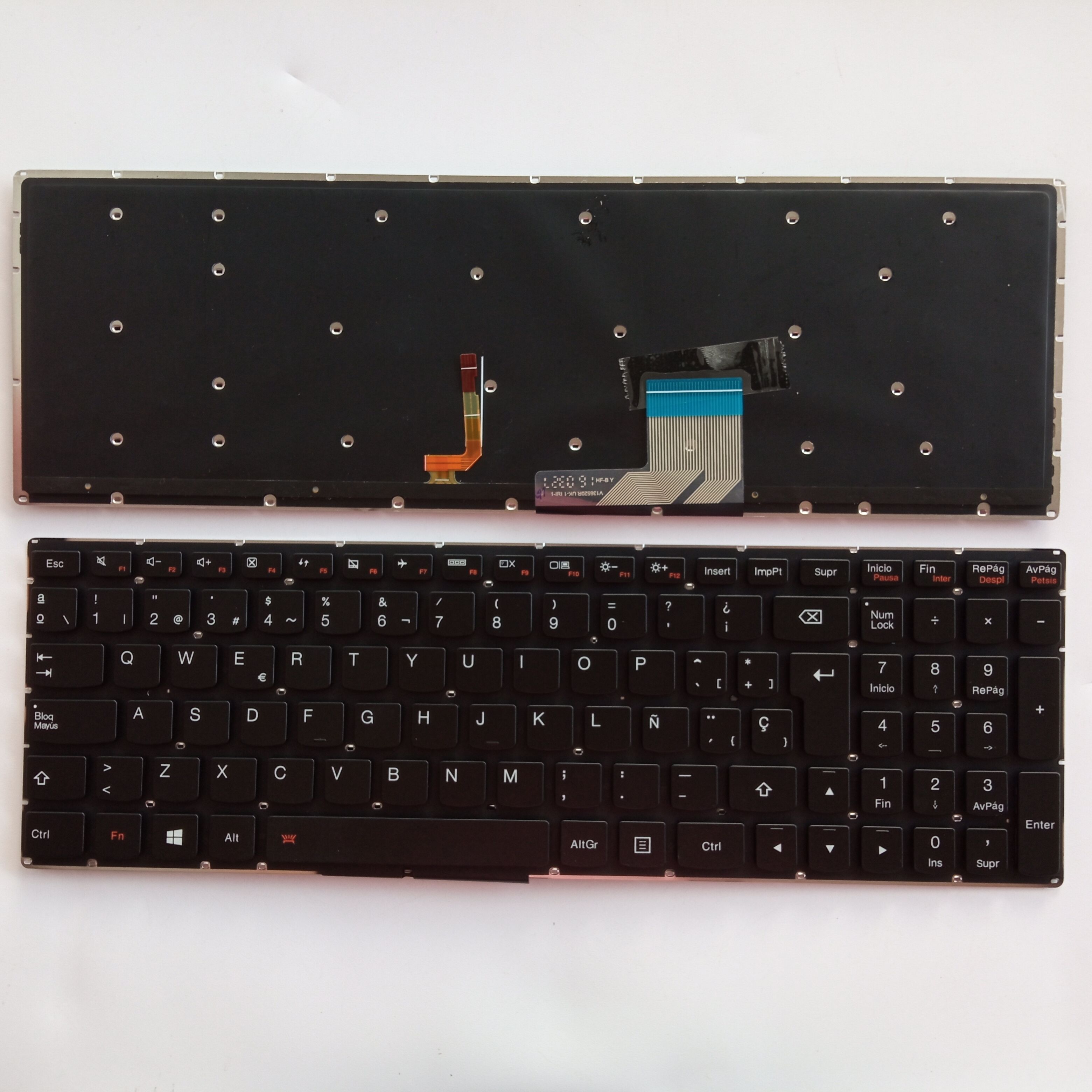 Picture of New Replacement Laptop Keyboard For LENOVO U530 BLACK Backlit SP Layout